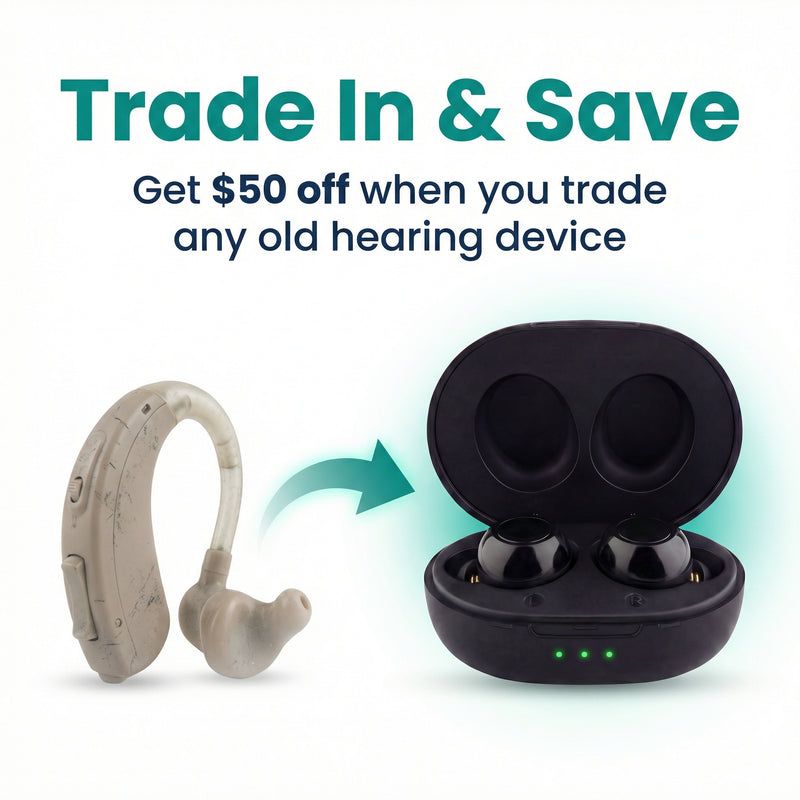 Trade in your old hearing aids